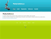 Tablet Screenshot of placky-buttons.cz